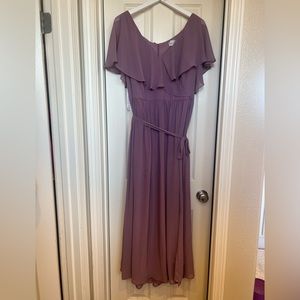 Bill Levkoff Bridesmaid dress size 28, wisteria, style #7106, only worn once!